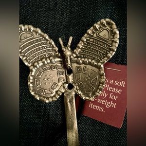Pewter Butterfly Hook